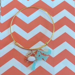 Custom Maryland Crab Bangle